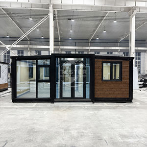 Structure de conteneur en acier de luxe de 20 pieds, maison à structure de conteneur empilable et extensible pour un usage de bureau ou d'hôtel - Product Image 2