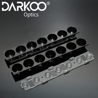 Réflecteur de lumière à angle étroit Darkoo pour lentilles optiques, fabricant de réflecteurs de lumière, lampe 6 en 1, réflecteurs LED