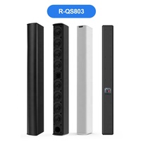 Altavoz de columna profesional de 100W, potente sistema de sonido de cine en casa con construcción de madera y aluminio, matriz de línea pasiva
