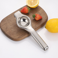 Hete roestvrijstalen citroenpers, handpers voor fruit en groenten, geschikt voor restaurants, melktheewinkels, keukens.