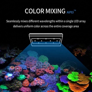 Lámpara <span class=keywords><strong>LED</strong></span> para <span class=keywords><strong>Acuario</strong></span> de Arrecife de Espectro Completo JSD A8, con Wifi y APP, 8 Canales, Luz para Corales SPS y LPS, Alto PAR, Simulación de Amanecer y Atardecer, Iluminación para Acuarios Marinos - Product Image 6
