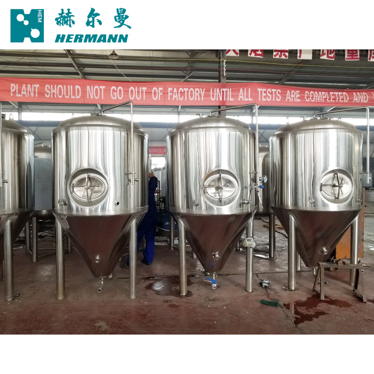 500L Top Qualité Hygiénique Réservoir Bière Fermenteur Cuve de Fermentation