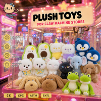 Harga Grosir Murah Mainan Hewan Boneka Super Lembut 8 Inch Penjualan Langsung Pabrik Mesin Cakar Vending Penghilang Stres Mainan Lembut Kreatif