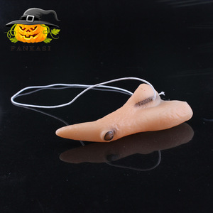 Nariz Larga de PVC para Disfraz de Bruja, Accesorio de Maquillaje para Halloween, Unisex - Product Image 4