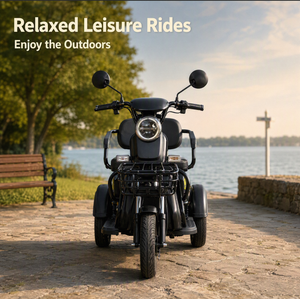 Tricycle électrique XK <span class=keywords><strong>Gepard</strong></span> XUANKU, nouveau, 600W, 48V, 21AH, scooter à trois roues, capacité de charge de 100 kg, vente en gros, export, tricycle motorisé pour adultes - Product Image 4