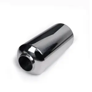 51mm automobile exhaust system retrofit muffler eddy current resonator middle exhaust pipe