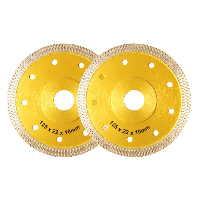 4in 4'5in 5in Ultra Thin Type Vitrified Tile Cutting Tools Mesh X-Turbo Diamond Saw Blade