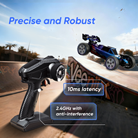 JIUSI WB12 PRO 2.4Ghz 1/12 4WD Buggy RC Brushless RTR Rapide 80km/h Voiture de Course Tout-Terrain Châssis en Aluminium Batterie LiPo 3S