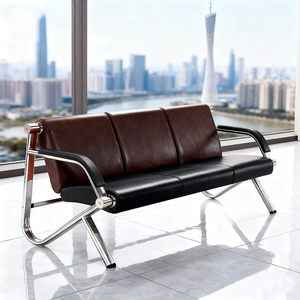 Chaise d'attente d'aéroport au design moderne de haute qualité pour cliniques, banques, bureaux et salles d'attente d'hôpitaux, banc et canapé publics - Product Image 5