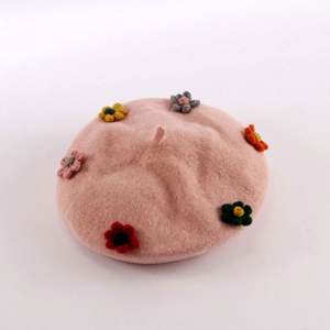 Boina Cálida de Primavera y Otoño con Flores, Diseño de Calabaza, Estilo Británico, con Bordado 3D para Mujer, Ideal para Esquí y Playa - Product Image 6