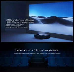 2023 Hot Sale 150" Laser Projector + for ALR BSP Screen 4K Ultra Short Throw ALPD 3.0 2000 Lumens Portable MJJGTYDS04FM - Product Image 5