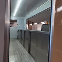 Remorque mobile à double essieu pour café et nourriture, entièrement équipée, cuisine en acier inoxydable, remorque de concession, snack, bonbons, bière en plein air
