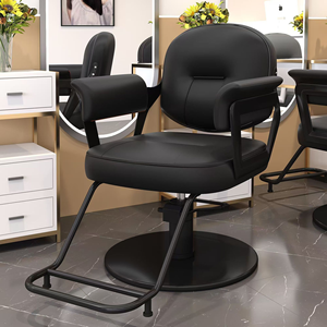Fauteuil de Barbier Tendance pour Salon, en Cuir Ergonomique, Rotation à 360 Degrés, Design Moderne et Simple, Usage Commercial, Réglable en Hauteur - Product Image 1