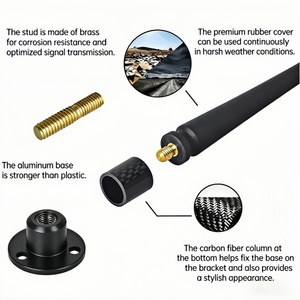 <span class=keywords><strong>Antenne</strong></span> <span class=keywords><strong>radio</strong></span> AM/FM en caoutchouc haute performance 50 ohms à fixation par vis pour voiture, universelle pour <span class=keywords><strong>Ford</strong></span> F150 Wrangler Jeep Chevrolet etc. - Product Image 4