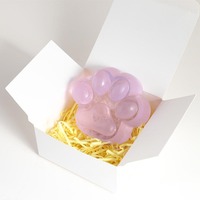 Savon Solide Transparent en Gelée Patte de Chat OEM, Base de Savon Naturelle Faite à la Main, Hydratante au Collagène pour Nettoyage et Blanchiment