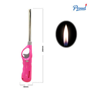 Briquet de cuisine au butane rechargeable, coupe-vent, allumage électrique, flamme réglable pour cuisinière à gaz, barbecue - Product Image 6