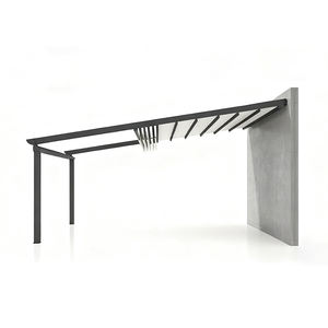 Auvent de terrasse extérieur de haute qualité en tissu PVC, auvent électrique motorisé, imperméable, pergola rétractable - Product Image 3