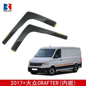 Déflecteurs de vent encastrés pour VOLKSWAGEN VW CRAFTER 2017+ - Pare-soleil de fenêtre, déflecteurs de vent intégrés - Product Image 2