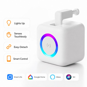 <span class=keywords><strong>Fingerbot</strong></span> intelligent avec anneau lumineux, contrôle à distance via l'application Tuya, minuterie, commutateur, OEM ODM personnalisable pour les appareils électroménagers - Product Image 1