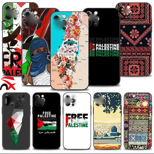 Factory Direct Sales High Quality Palestine Tpu Material Palestinian Flag dove Phone case for Special Gift