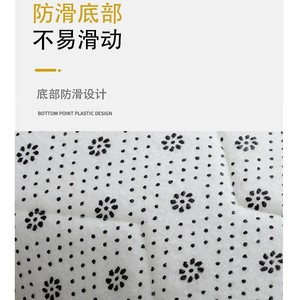 Tapis de cuisine en polaire corail Cangming 50x80cm, motif galets en relief, antidérapant, design moderne et simple - Product Image 4