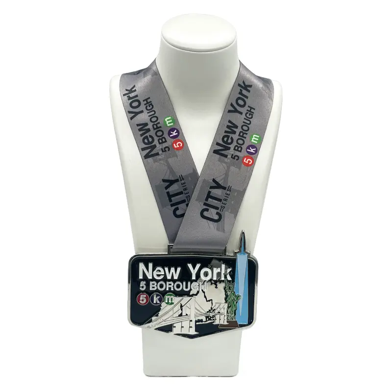 뉴욕 시티 레이스 스포츠 메달 자유의 여신상 맞춤 메달