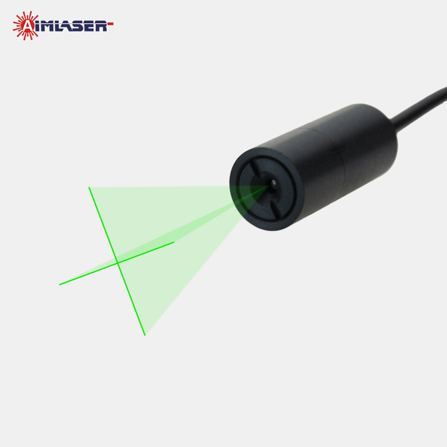 520nm 650nm 5mW Green and Red Cross Laser Line Generator Crosshair Projector for Industrial Laser Alignment Guide