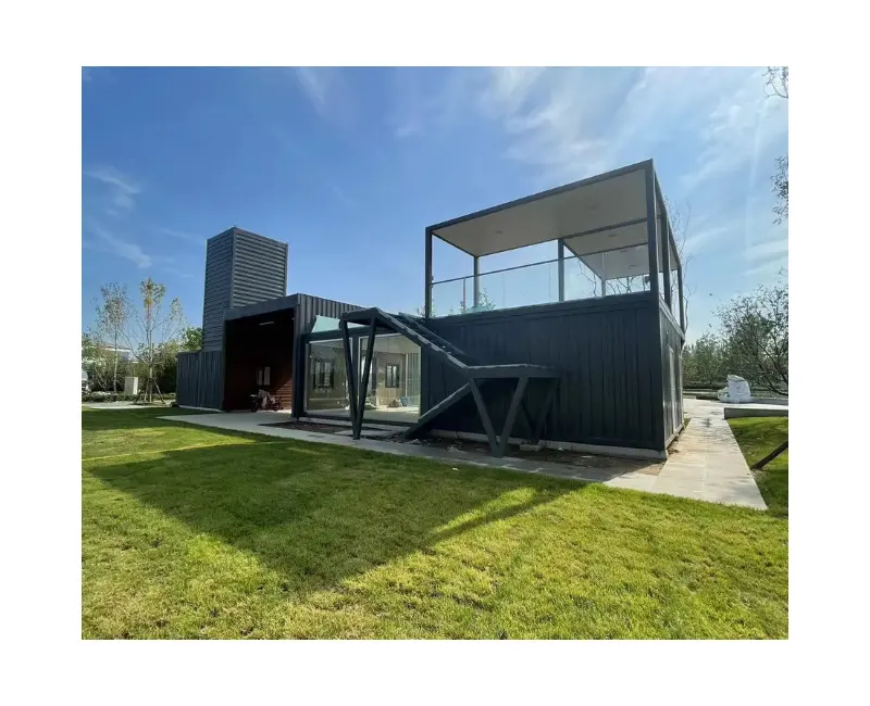 Prefabricated House Business Modular Building Reception Center Prefab Home Container Room ADU Art  Design Structured Project