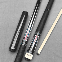 Queue de billard KYES S-02 en bois d'érable, 2 pièces, avec joint central, structure 1/2, haute qualité, légère et durable