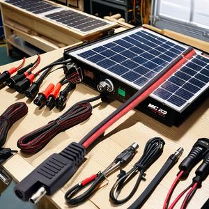 SAE สายไฟรถยนต์2ขา18AWG 150มม. สายแจ็คเก็ตพีวีซีเข้ากันได้กับมาตรฐานปลั๊ก us/eu/cn - Product Image 2