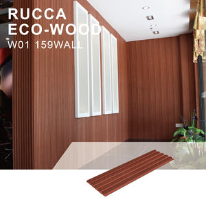159*10mm WPC <span class=keywords><strong>legno</strong></span> PVC pannelli decorativi <span class=keywords><strong>interni</strong></span> <span class=keywords><strong>per</strong></span> <span class=keywords><strong>rivestimenti</strong></span> murali - Product Image 2
