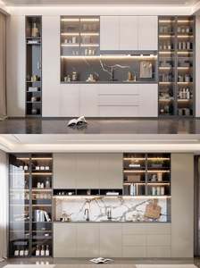 <b>Wine</b> <b>Cabinet</b> <b>with</b> Durable Wood Construction Elegant Design Easy Assembly <b>Wine</b> <b>Racks</b> - Product Image 2