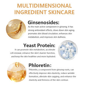 Set Perawatan Kulit Pengobatan Jerawat Grosir Logo Kustom Serum Wajah Ginseng Alami untuk Pengobatan Jerawat dan Pengencangan - Product Image 3