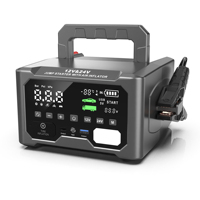 Démarreur de secours portable à super condensateur 150 PSI 12V 24V 56000mAh 98000mAh pour camions et motos, booster de batterie d'urgence robuste