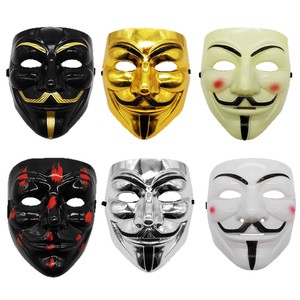 Máscara Vendetta <span class=keywords><strong>Anonymous</strong></span> Guy Fawkes para Halloween, Máscara de Hacker para Festa Masculina - Product Image 3