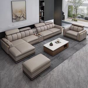 Ensemble <span class=keywords><strong>de</strong></span> canapés <span class=keywords><strong>de</strong></span> meubles haut <span class=keywords><strong>de</strong></span> gamme luxe moderne noir en forme <span class=keywords><strong>de</strong></span> <span class=keywords><strong>L</strong></span> style canapé sectionnel en cuir véritable ensemble <span class=keywords><strong>de</strong></span> meubles <span class=keywords><strong>de</strong></span> salon - Product Image 1