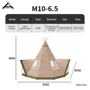 Custom Hotel <strong>Resort</strong> <strong>Tent</strong> Well-insulated Waterproof Luxury Glamping Family Outdoor Camping Safari Tipi Indian <strong>Tent</strong> Party Travel - Product Image 6