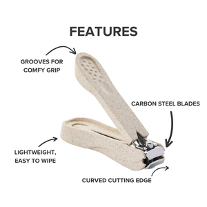 ที่ตัดเล็บแบบใหม่รักษ์โลก พร้อมกล่องเก็บทำจากพลาสติกฟางข้าวสาลี - Product Image 4
