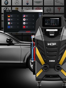 Équipement d'entretien automobile WDF X868, récupération de réfrigérant R134a, machine de rinçage de climatisation automobile, machine de climatisation entièrement automatique, R134a et 1234 - Product Image 5