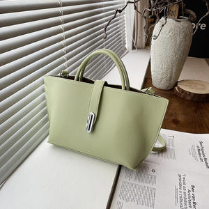 Men's PU Medium Underarm <b>Bag</b> Ostrich Pattern Solid Color Zipper <b>Buckle</b> Button Adjustable Strap 3L+ Spring 2025 Street Trends - Product Image 2