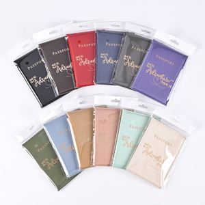 Protector de Pasaporte Impermeable, Económico y Moderno, con Diseño Artístico Impreso, Porta Tarjetas de Viaje Portátil, con Bloqueo RFID, Etiqueta de PU - Product Image 5
