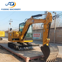 Miniexcavadora CAT 305.5E2 Usada, Excavadora Pequeña de 5.5 Toneladas, Miniexcavadora de Orugas Caterpillar 305.5E2 para Construcción y Paisajismo
