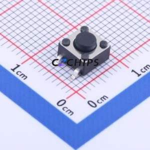 K2-6639SP-B3SC-04 Tactile Switch SMD-4P,6x6mm Switch 1.8N Vertical Mount 6mm 6mm - Product Image 1