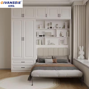 Cama Murphy Extensible de Madera de Alta Calidad con Armario y Escritorio, Cama Invisible Multifuncional que Ahorra Espacio, Diseño Moderno - Product Image 3