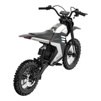 Moto électrique tout-terrain pour adultes 1500W à moteur central 48V 27Ah, roues F14 R12 pouces, 60km/h, autonomie 40km, cyclomoteur électrique, vente en gros