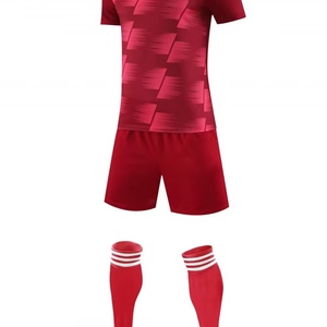 Tenue de football camouflage dégradé pour équipes d'école primaire, compétition et entraînement, en coton/bambou/spandex, tailles personnalisables pour adultes - Product Image 2