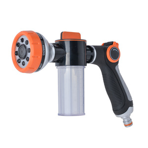 Pistola de agua de espuma con ocho funciones y pulsador de pulgar, con graduaciones y revestimiento de ABS para lavado de hogar y coche - Product Image 3