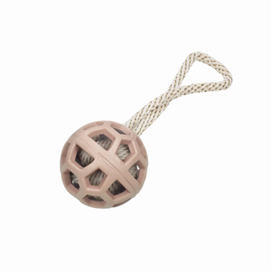 Pelota de Tug of War con cuerda natural, juguete interactivo para mascotas - Product Image 3