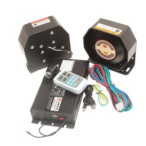 Klaxon d'alarme de voiture AS940 12V 400W haute puissance avec télécommande sans fil pour la modification de véhicules d'ingénierie - Product Image 5