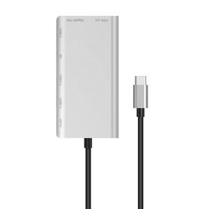 HUB USB C 7 en 1, 4K, HDMI, 3 * USB 3,0, lector de tarjetas SD TF, cargador 1PD para <span class=keywords><strong>Macbook</strong></span> y dispositivos tipo C, nuevo - Product Image 6
